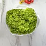 Obst- und Gemüsebeutel "Greet" Salat, weiß, Musteraufdruck olive